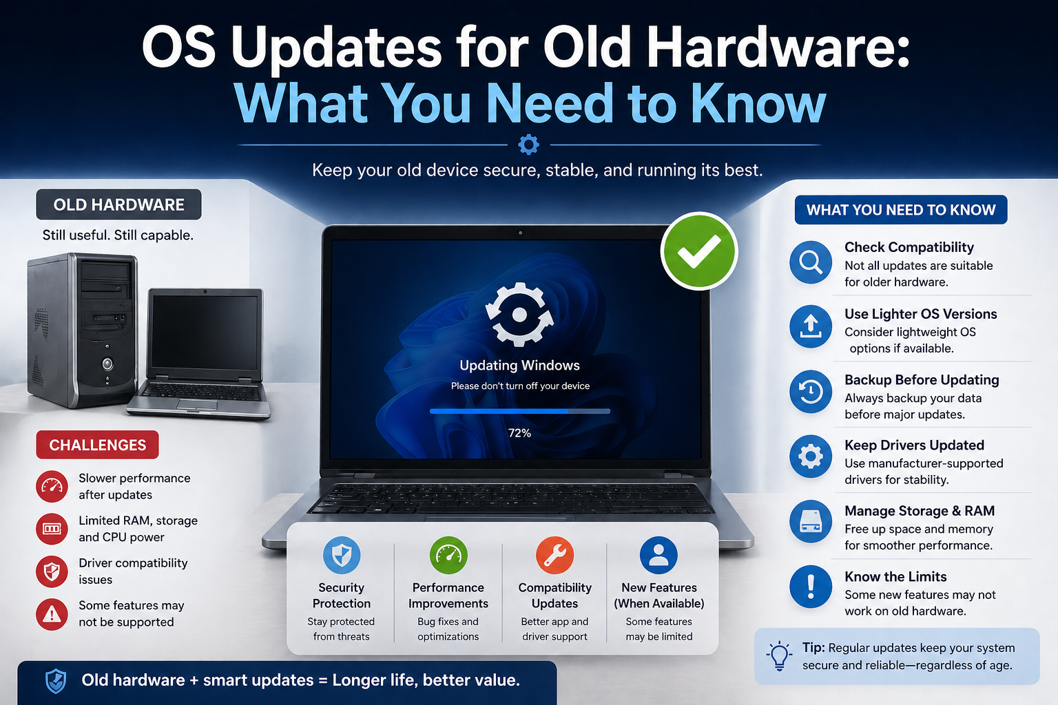 OS Updates for Old Hardware What You Need to Know